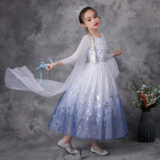 Aisha Princess Dress Frozen 2 Girls Aisha Dress Summer Children's Skirt Clothes Aisha Clothing