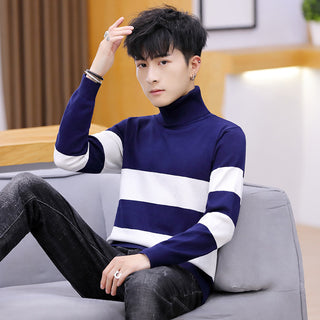 Neck Striped Sweater